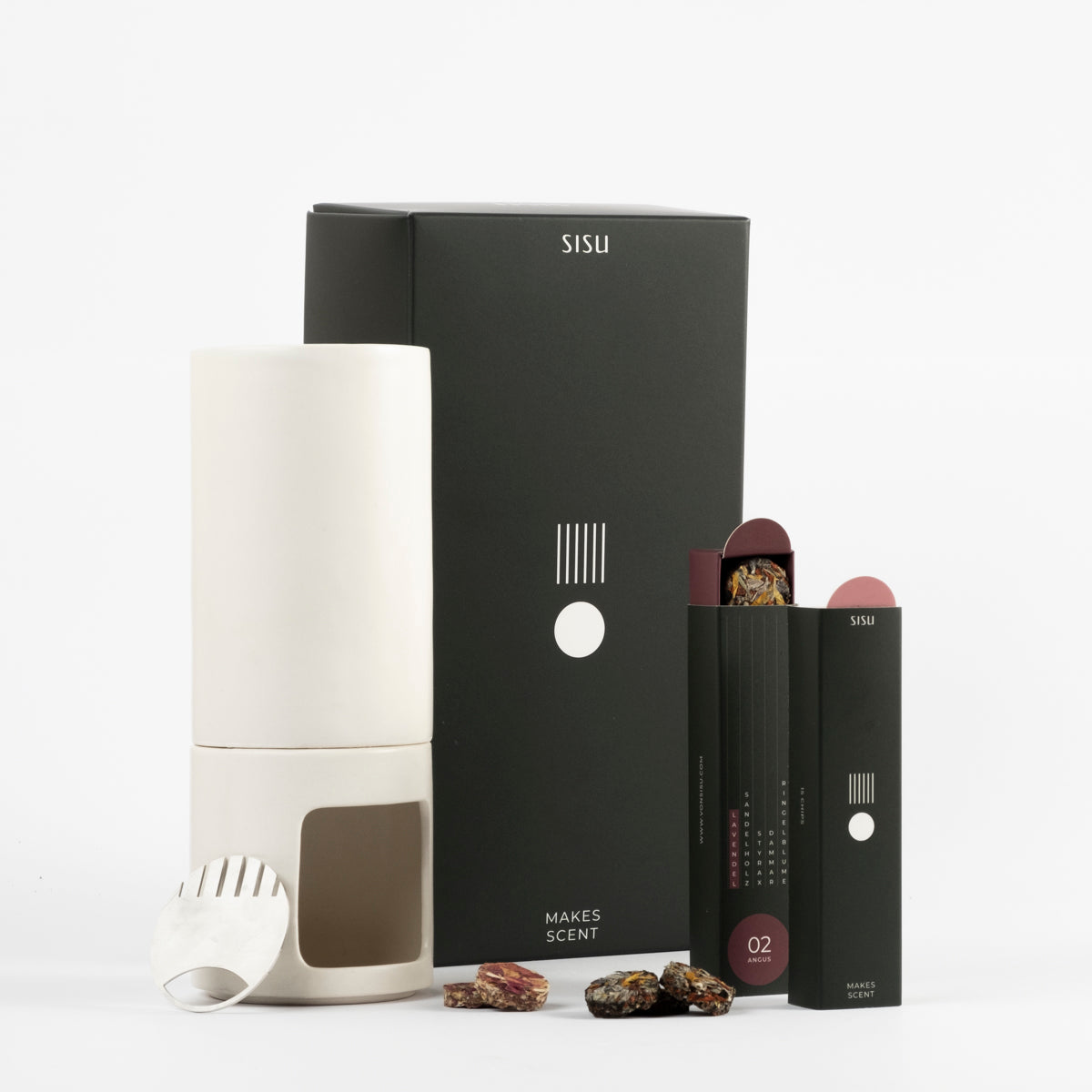 okStarter-Set mit Keramik-Stövchen und Duftchips – vonSISU